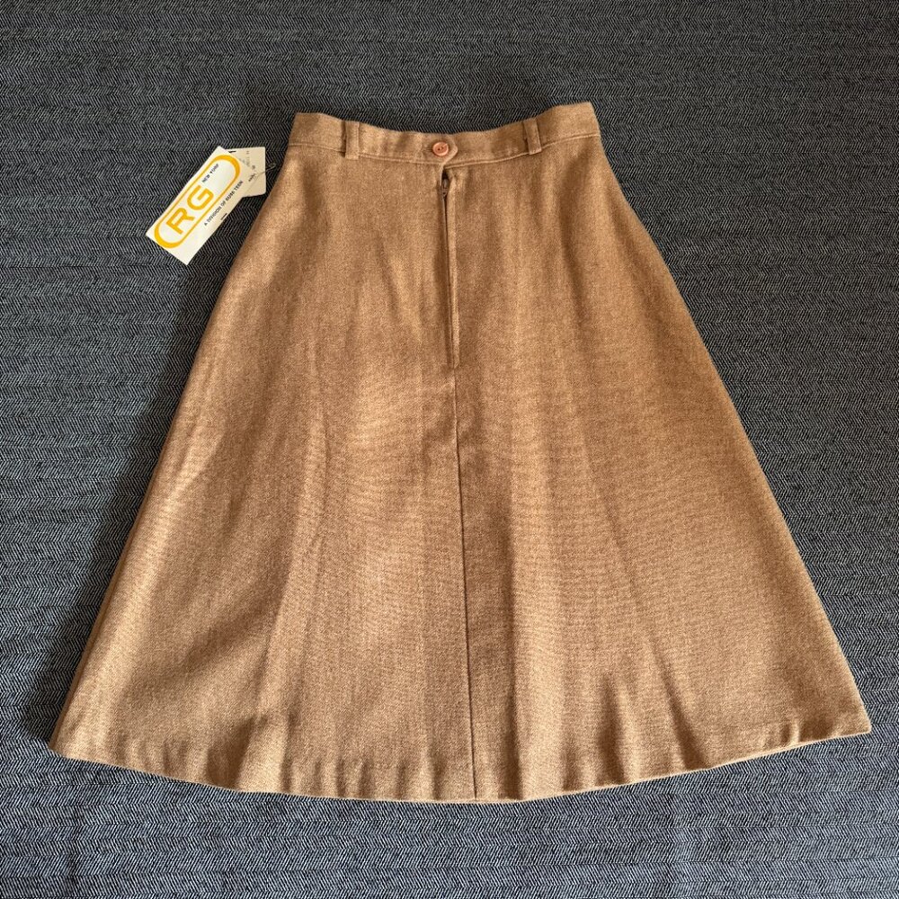 Wool Blend Vintage Skirt Youth Kids Girls Size 8 Medium, 23" Waist - Picture 6 of 15
